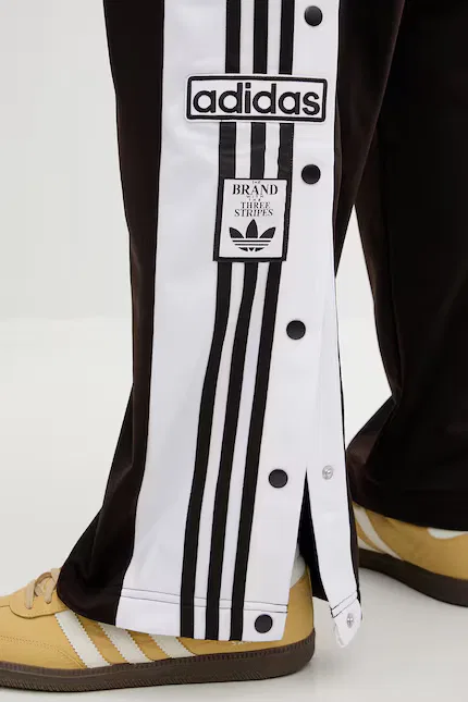 Спортивные штаны свободного кроя Adibreak Adidas Originals, коричневый — фото 4