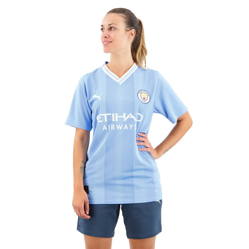 

Футболка с коротким рукавом Puma Manchester City FC 23/24 home, синий