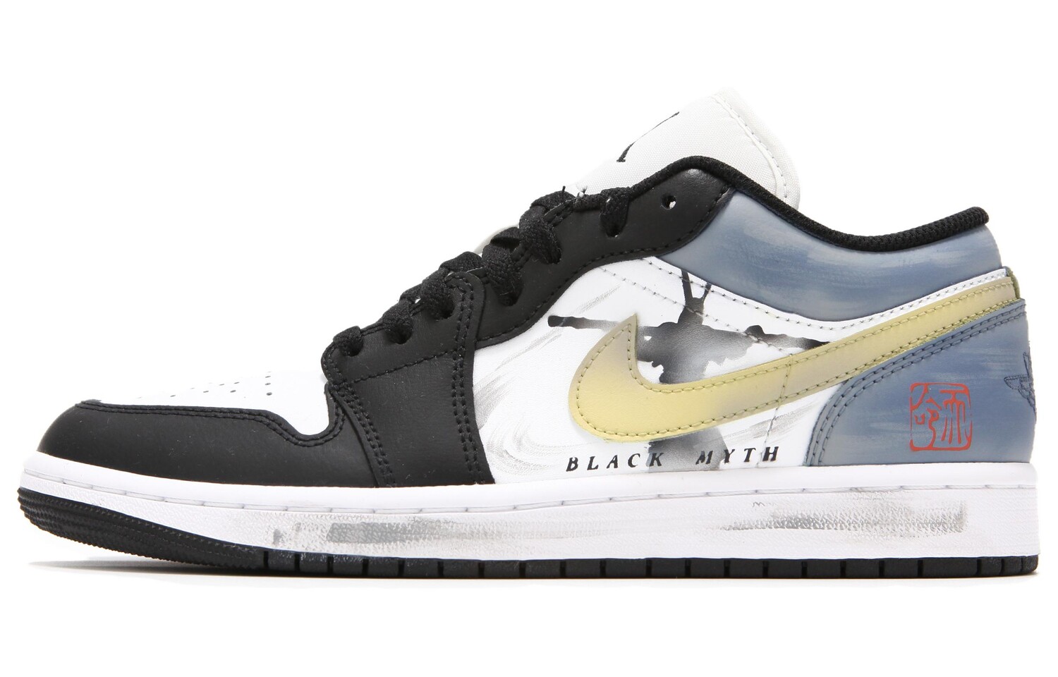 

Баскетбольные кроссовки Air 1 Vintage Men Low-top Black/white/blue Jordan, Белый, Баскетбольные кроссовки Air 1 Vintage Men Low-top Black/white/blue Jordan