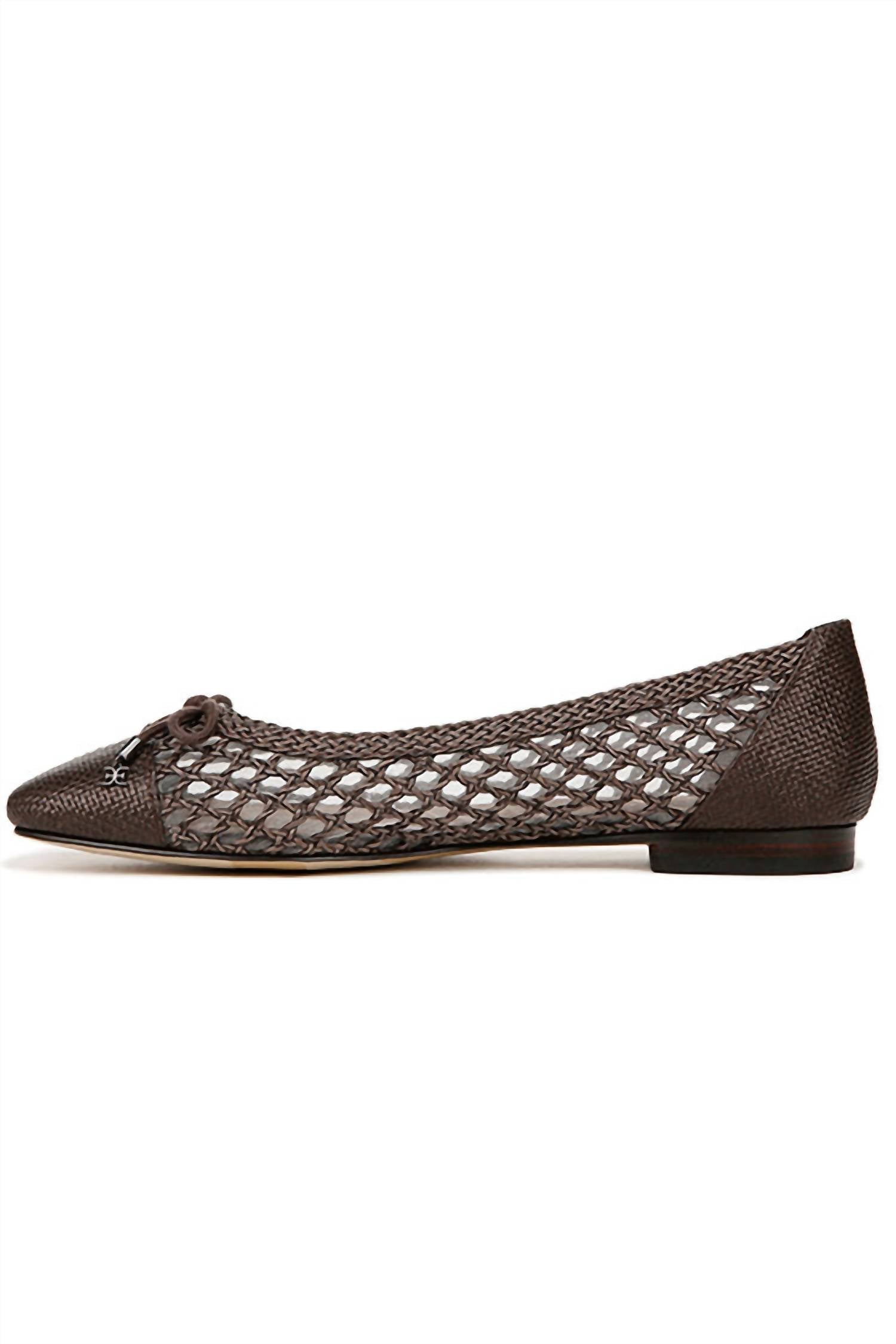 Женские балетки May в цвете пинто-браун Sam Edelman, коричневый — фото 2