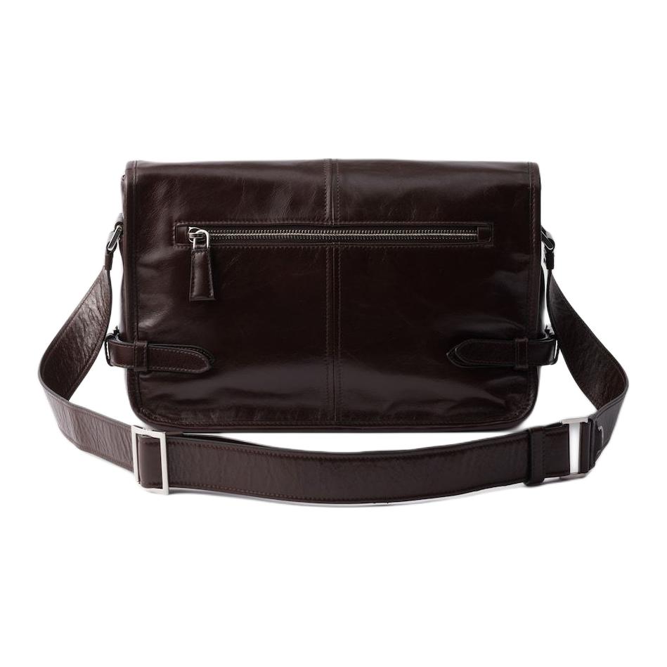 Мужская марокканская сумка через плечо из телячьей кожи Prada, basic set (bag+dust bag) — фото 3