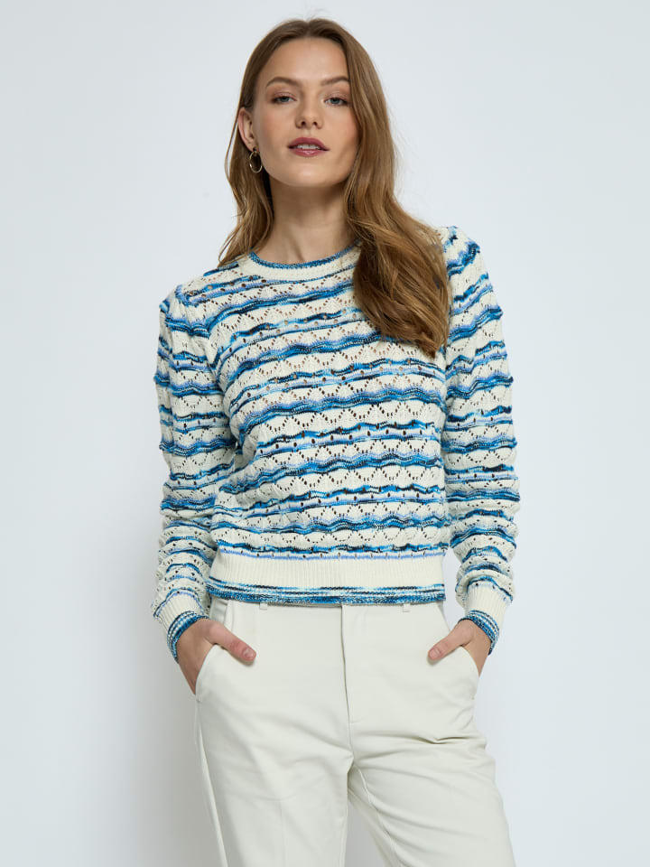 

Minus Пуловер цвета «Синяя шляпка»