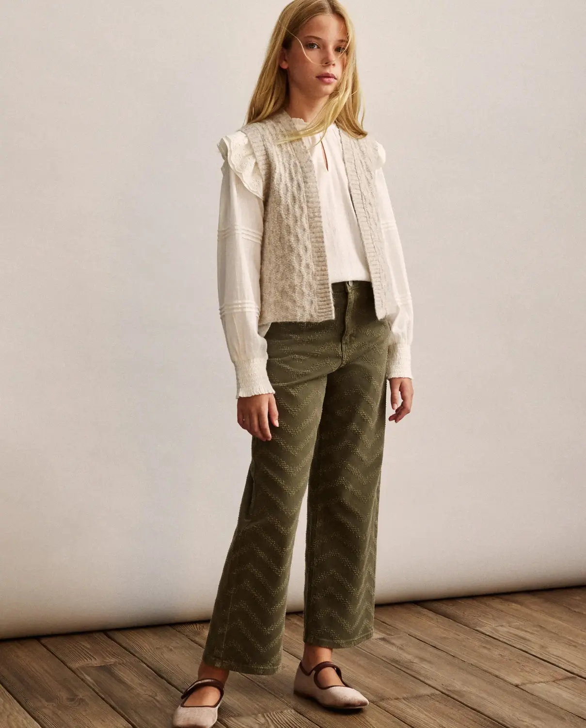 

Детский вязаный кардиган Coconut El Corte Inglés, бежевый