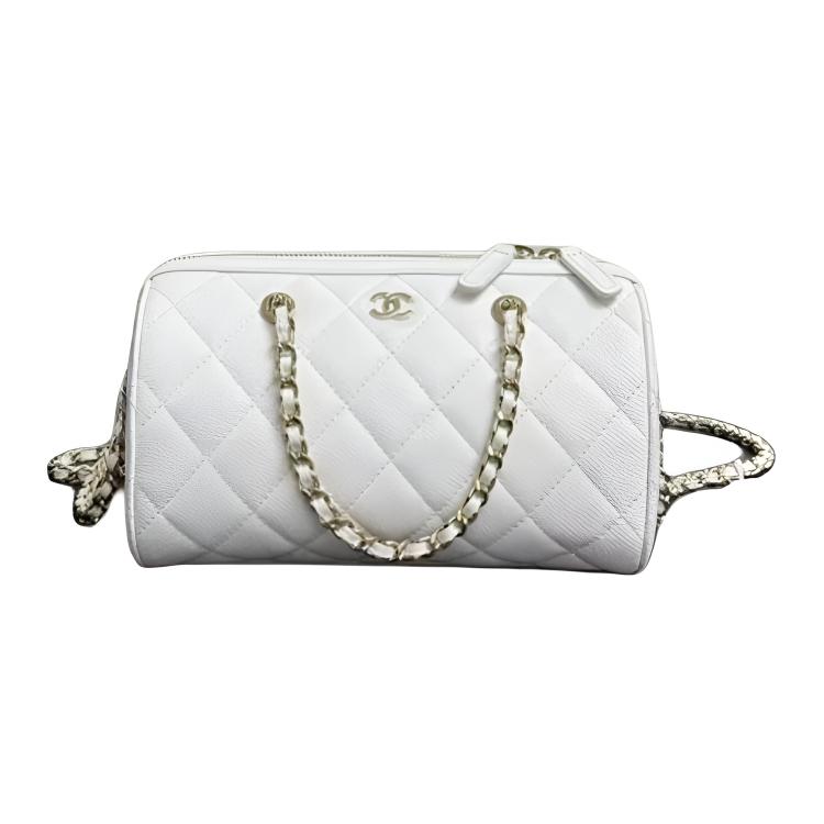 

CHANEL Сумка через плечо из личи грано коровьей кожи