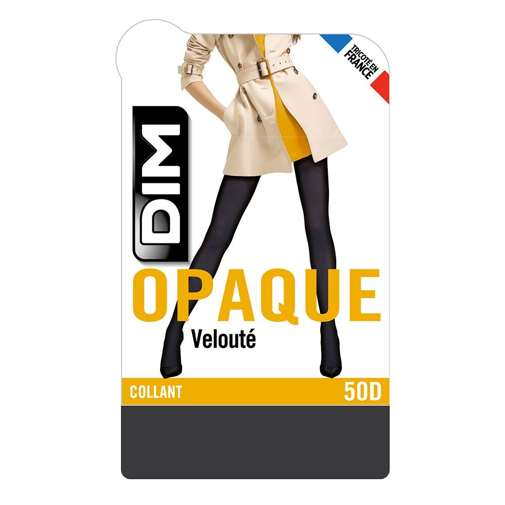 

Тайтсы Dim Paris Opaque Velouté Style 50 Deniers, серый