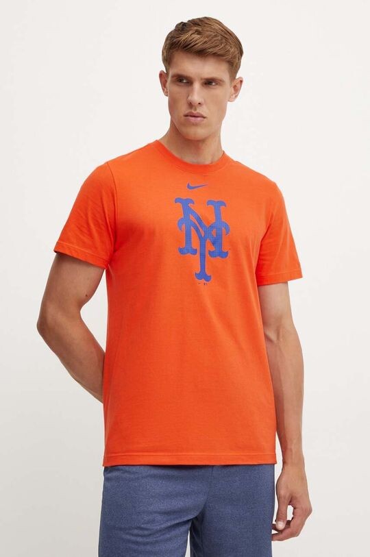 

Хлопковая футболка New York Mets Nike, оранжевый