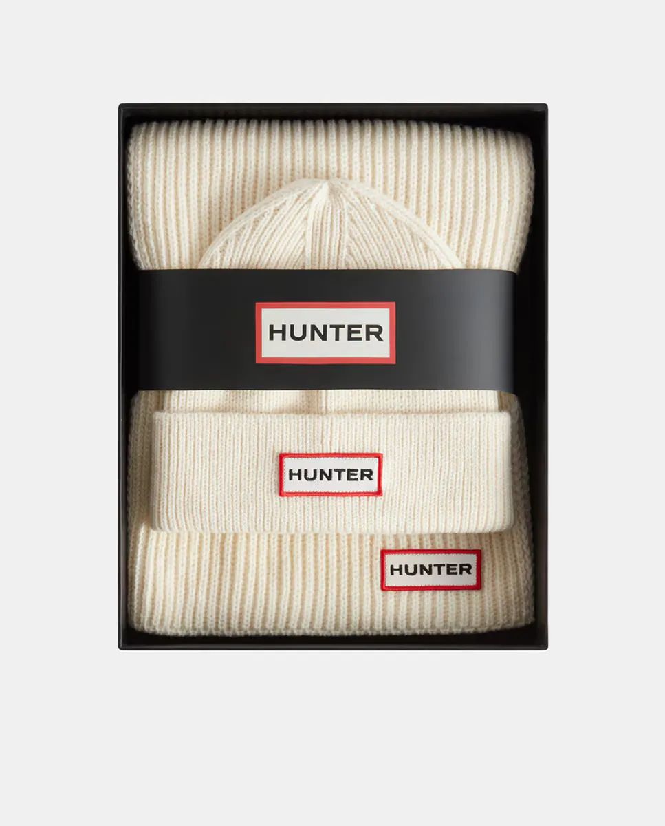

Комплект шапок и шарфов Jura Boxet Hunter, белый