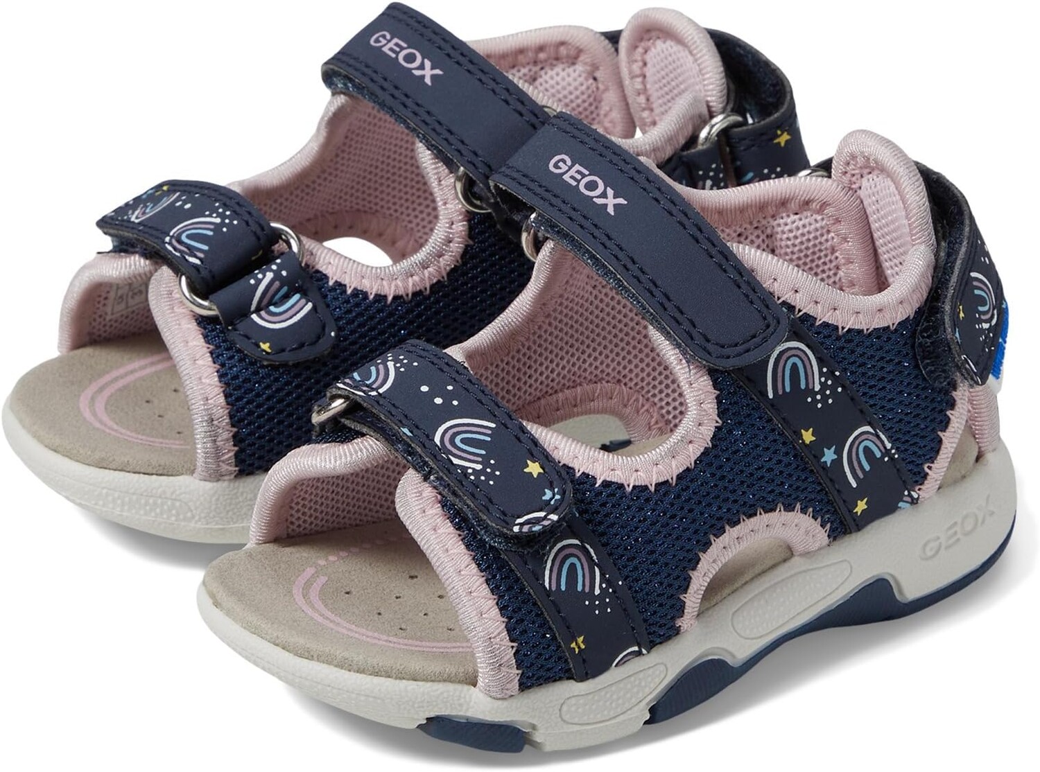 

Сандалии Geox Multy 14, цвет Navy/Light Pink