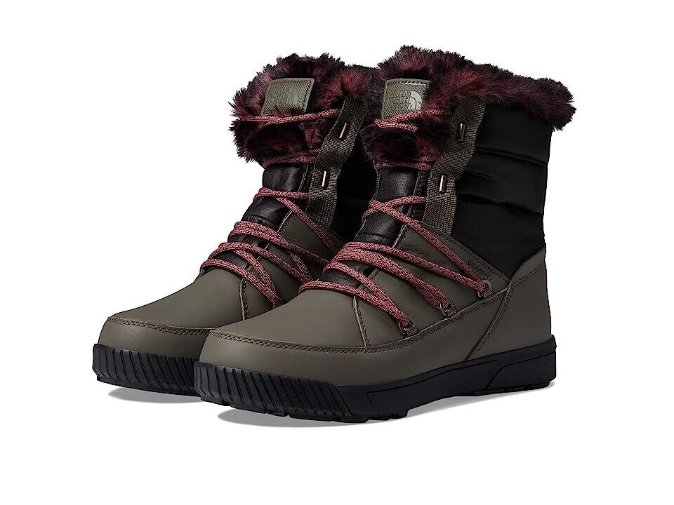 Женские зимние ботинки The North Face Sierra Luxe водонепроницаемые, зеленый