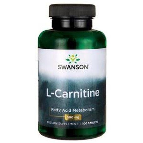 

Swanson L-karnityna 500 mcg L-карнитин в таблетках, 100 шт.