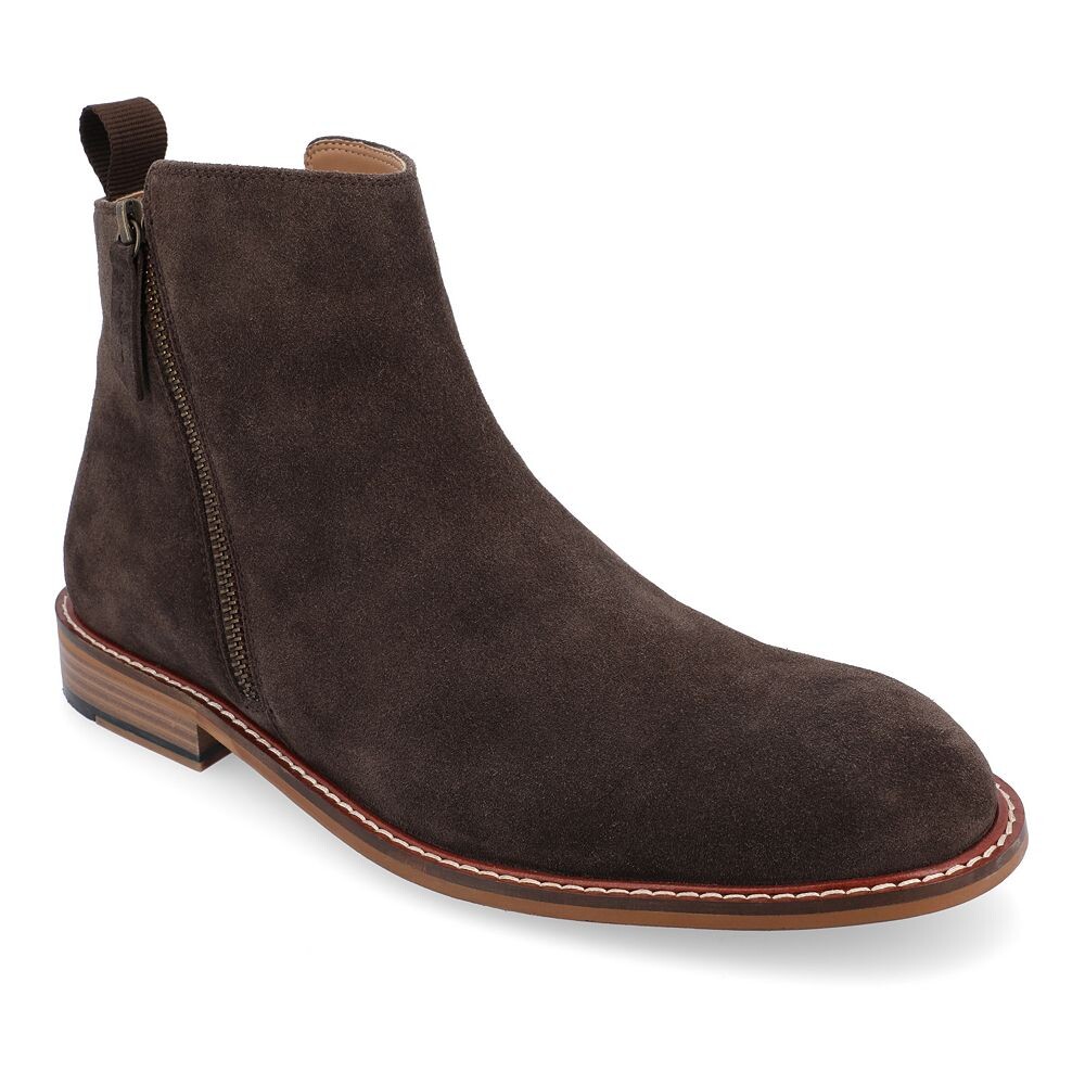 

Мужские ботинки Thomas & Vine Rami Tru Comfort из пеноматериала с простым носком и молнией, коричневый