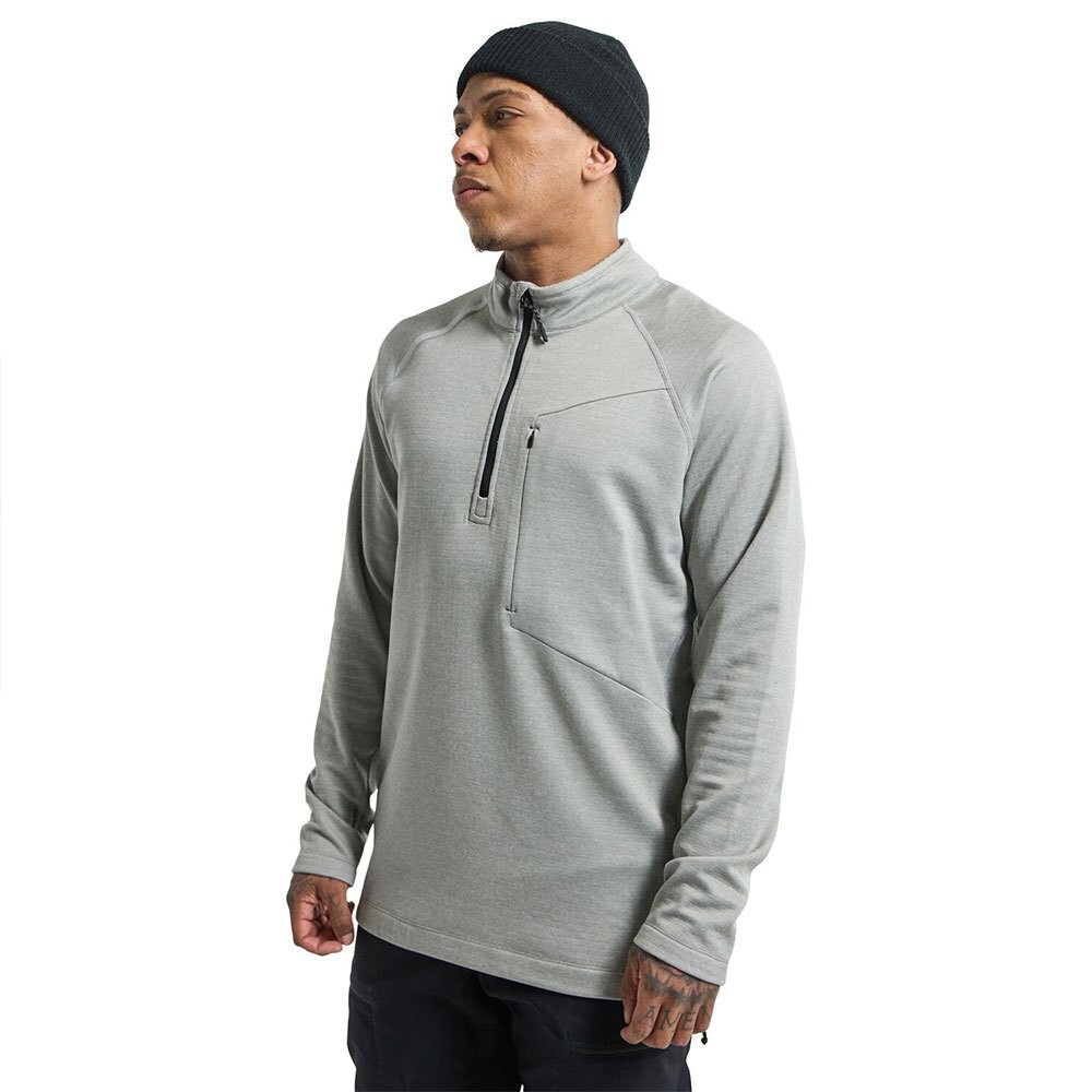 

Толстовка Burton Multipath Grid Half Zip, серый