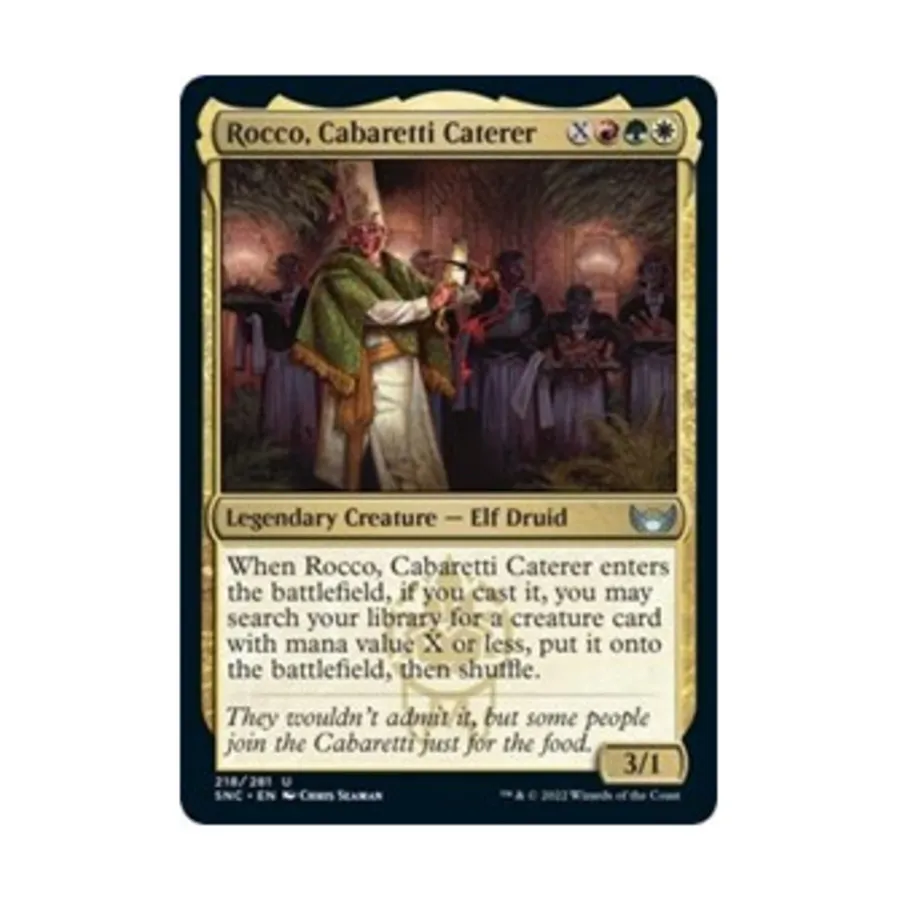 

CCG Рокко, поставщик услуг кабарети (В), MTG - Streets of New Capenna