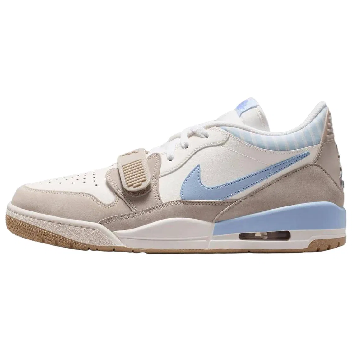 Кроссовки баскетбольные винтажные Jordan Legacy 312 Low White Blue