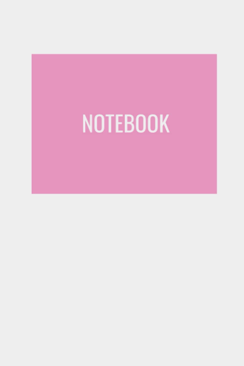 

White and Pink Journal 50 page Notebook- Size 6x9: Notebook journal for girls