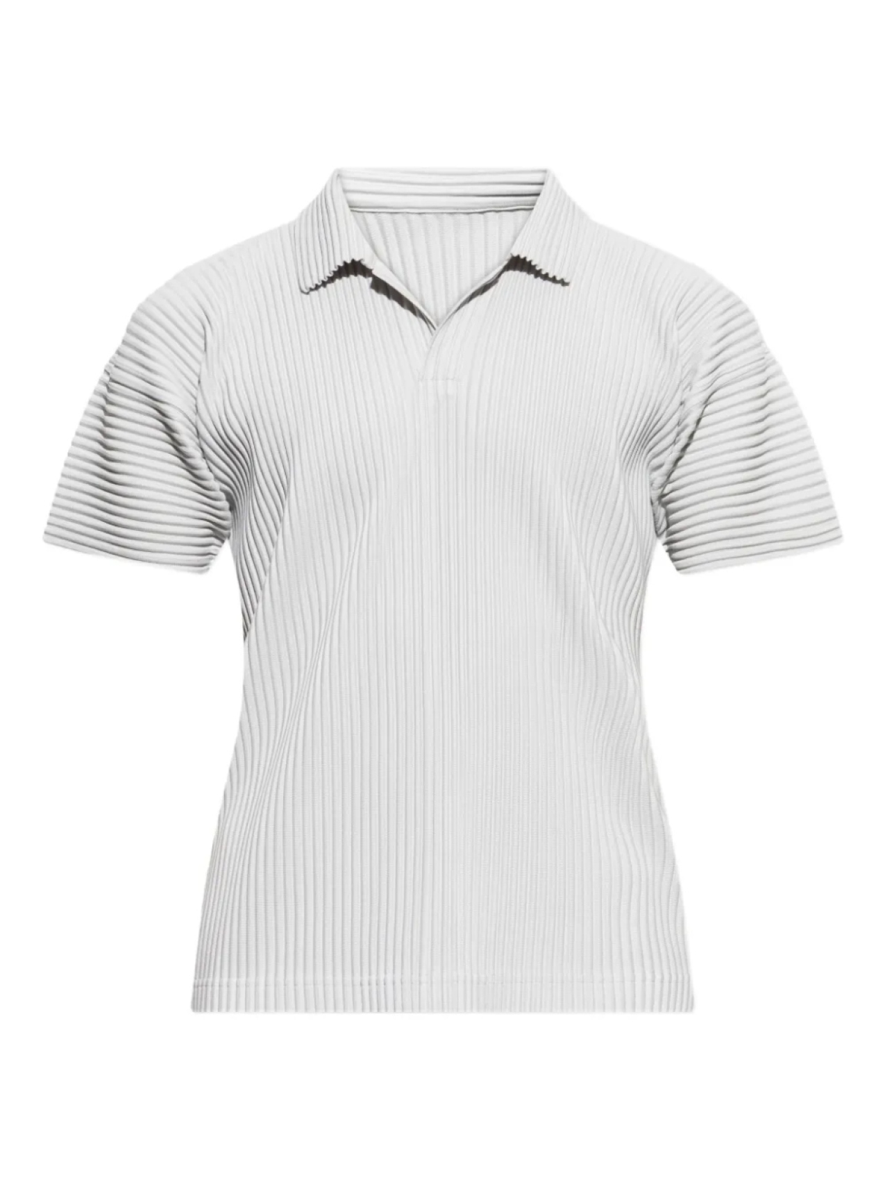 

Рубашка поло с эффектом плиссе Homme Plissé Issey Miyake, серый