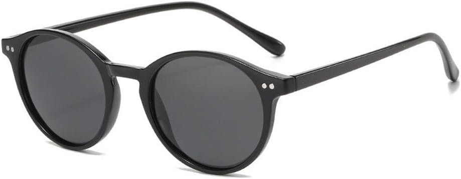 

Ретро круглые поляризованные солнцезащитные очки для мужчин и женщин в классической оправе с леопардовым принтом, модные черные очки для вождения, мужские и женские GHVWYX, C1