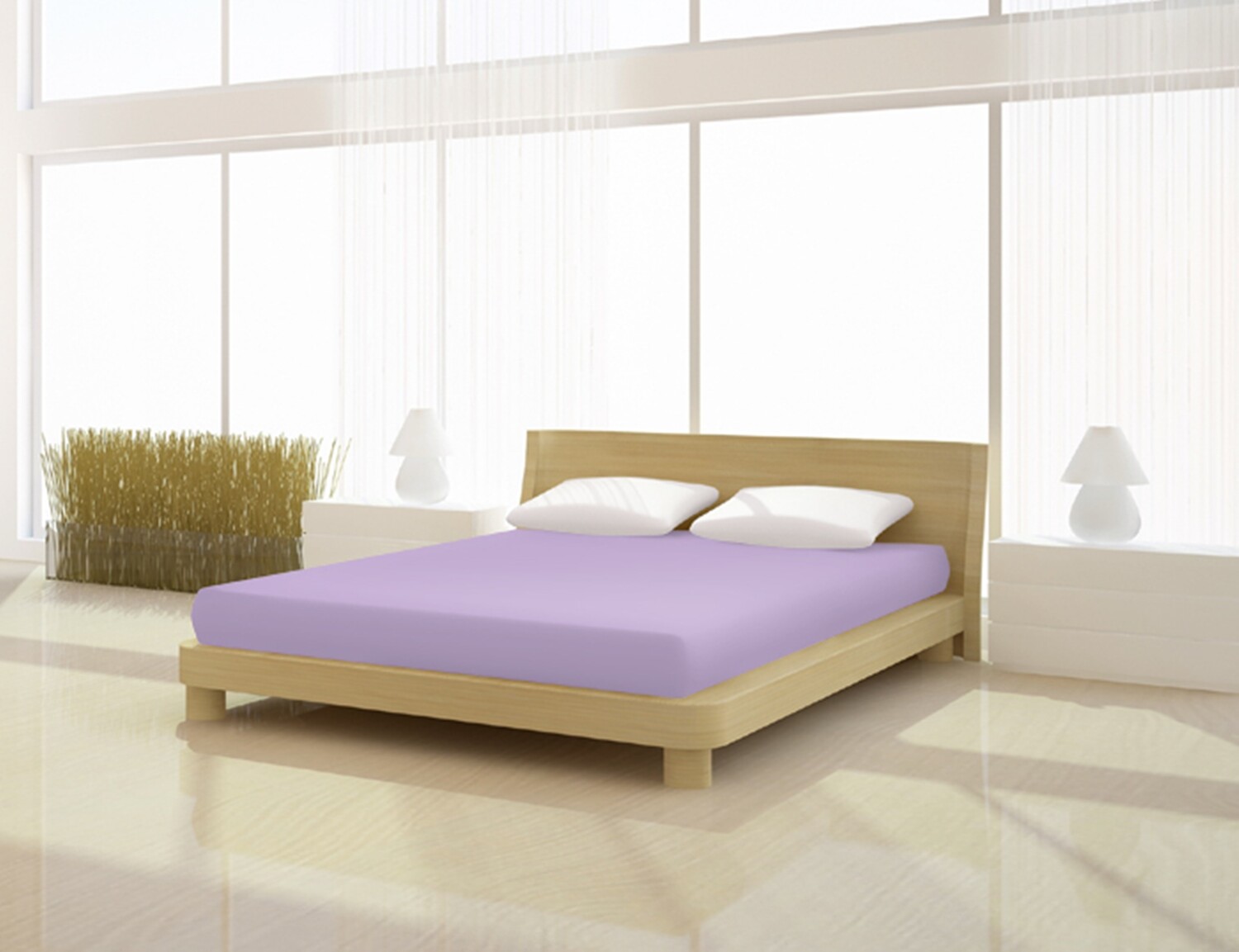 

Простыня Mr.Sandman Elastan basic 180 200 x 200 220 см, цвет orchidee