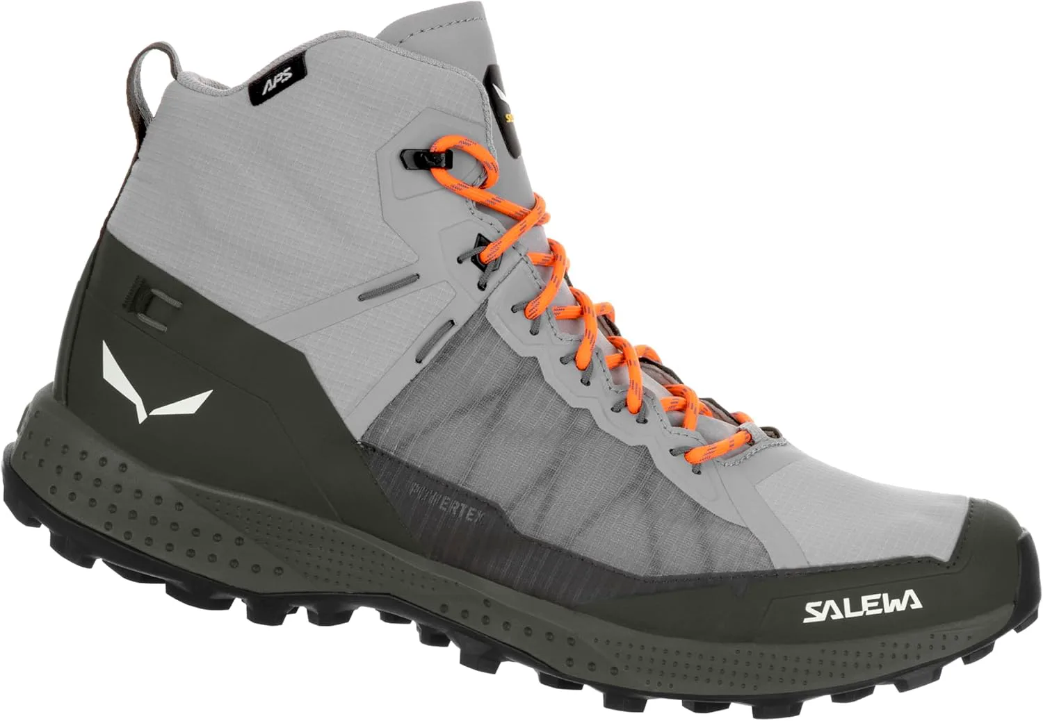 Мужские трекинговые и походные ботинки Salewa Pedroc Pro Powertex водонепроницаемые, темно-оливковый — фото 2