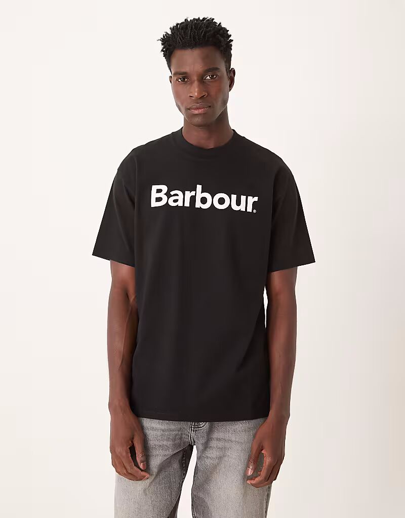 

Футболка Pensford свободного кроя черного цвета Barbour, Черный, Футболка Pensford свободного кроя черного цвета Barbour