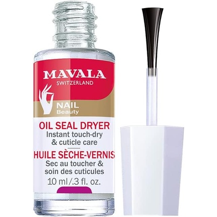 MAVALA Oil Seal Dryer Liquid 10 мл Прозрачный уход за ногтями с хлопковым маслом и витамином Е — фото 2