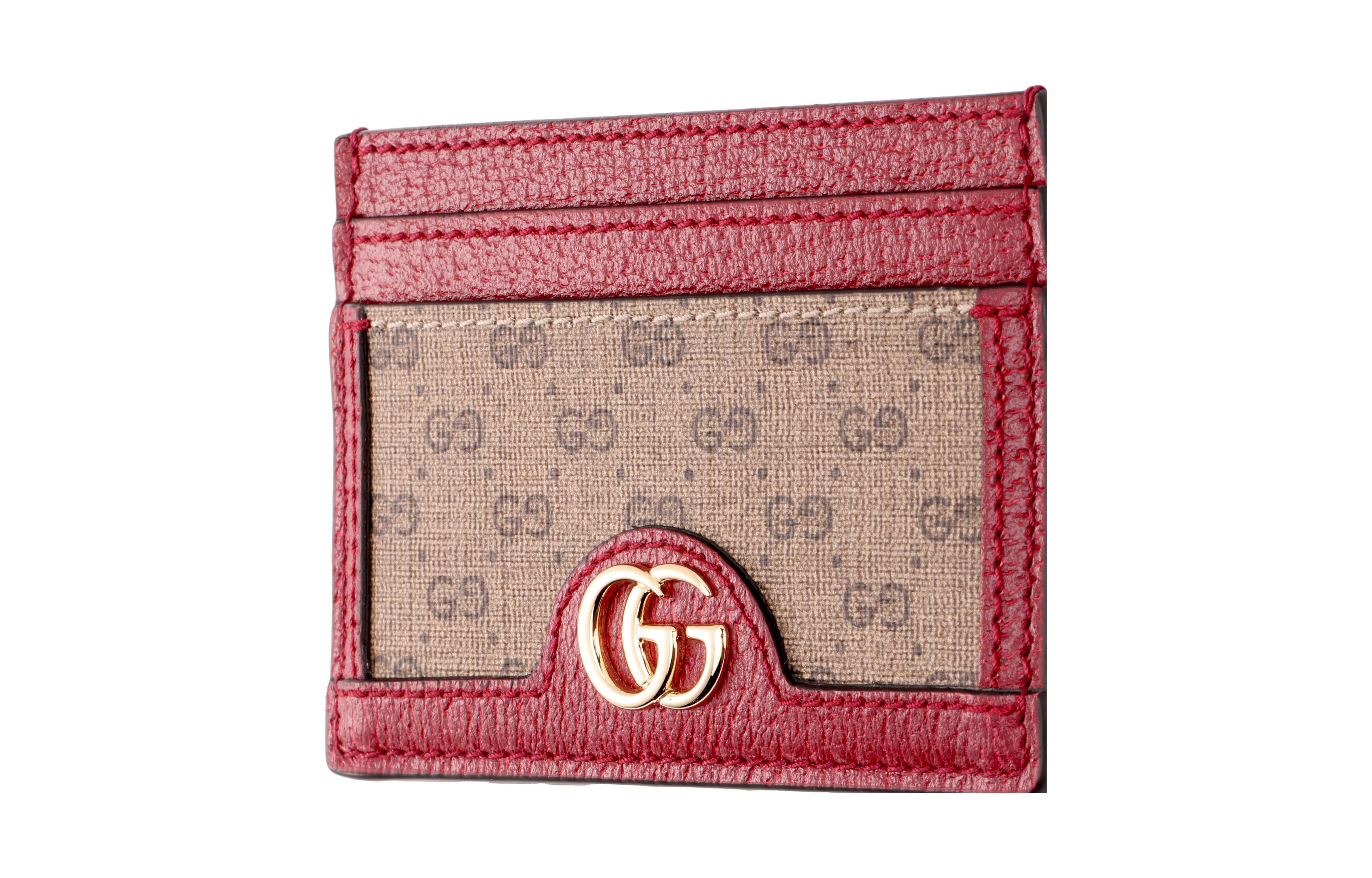 GUCCI Коллаборация с Doraemon холщовая сумка с кожаным кардхолдером унисекс Ebony/Red — фото 2