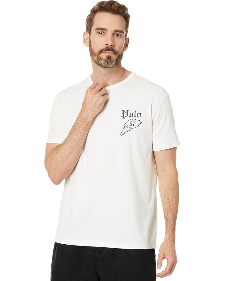 

Толстовка Polo Ralph Lauren Classic Fit Jersey Graphic T-Shirt, цвет Nevis