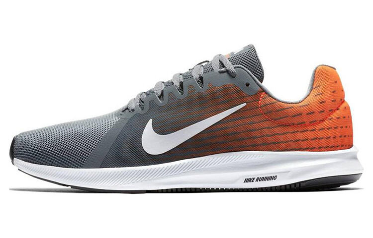 

Кроссовки для бега Downshifter 8 мужские с низким верхом серые/оранжевые Nike