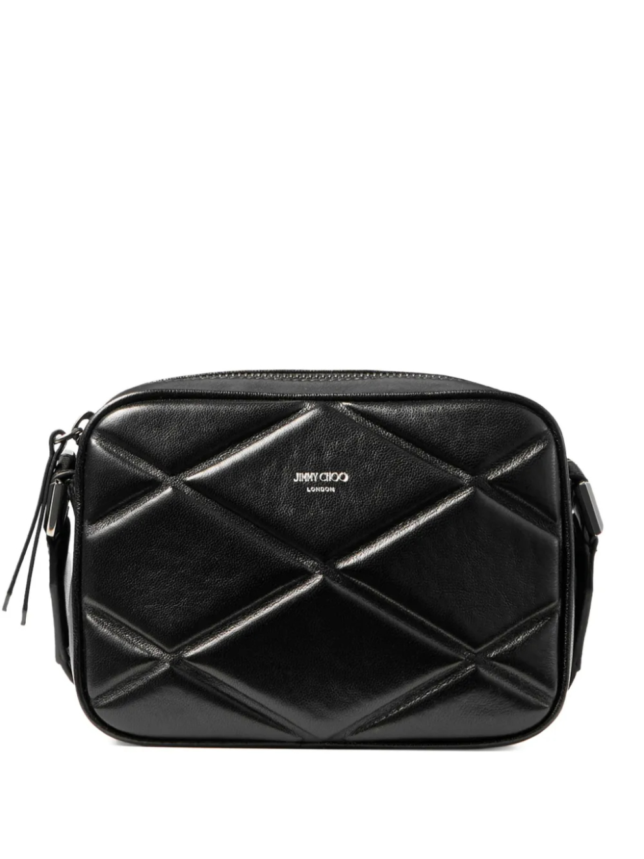 

Сумка через плечо из стеганой кожи Jimmy Choo, черный