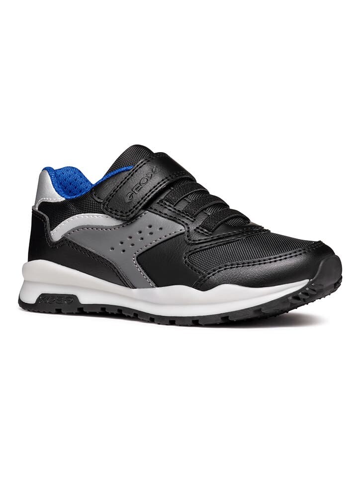 Кроссовки на шнуровке Geox Sneakers Pavel, цвет Schwarz/Grau — фото 2