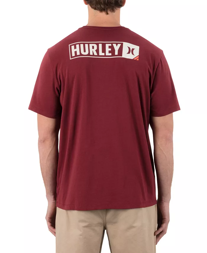 

Мужская футболка с коротким рукавом Corner Hurley, красный