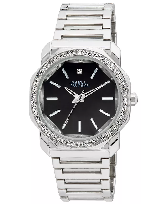 

Унисекс-часы Quartz с серебристым корпусом из сплава, 40 мм Bob Mackie