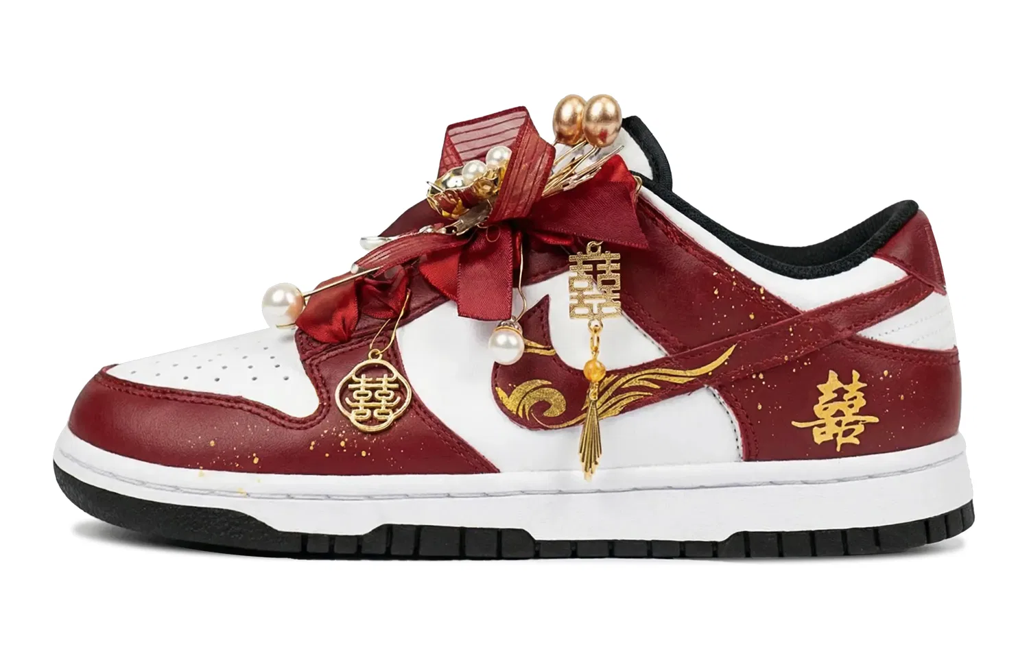 Кроссовки Nike Dunk Low Retro Brick Red — фото 3