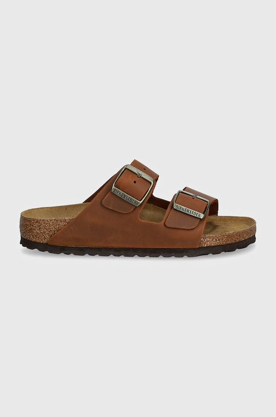 Кожаные сандалии Arizona Birkenstock, коричневый — фото 2