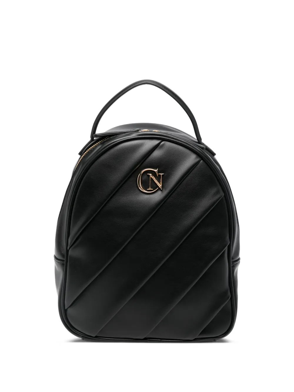 

Стеганый рюкзак с логотипом Cafènoir, черный