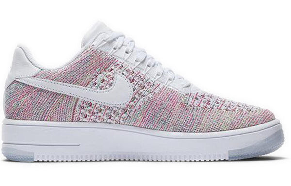 Кроссовки air force 1 flyknit низкие Nike, белый — фото 2