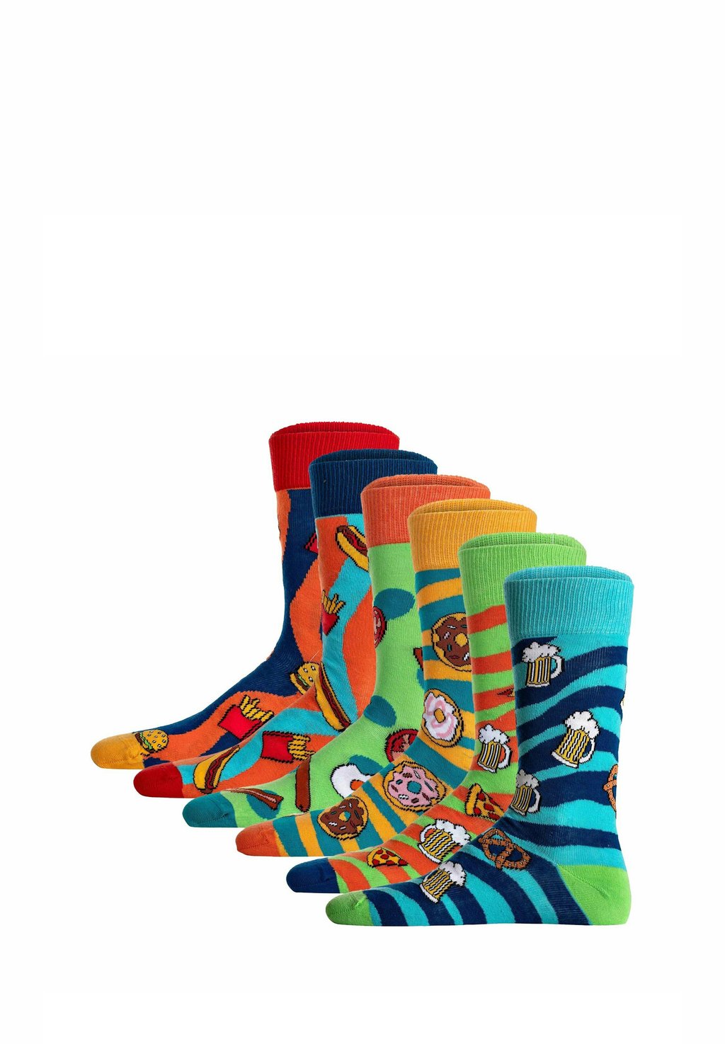 

Носки 6 PACK MOTTOMOTIVE United Odd Socks, мультиколор