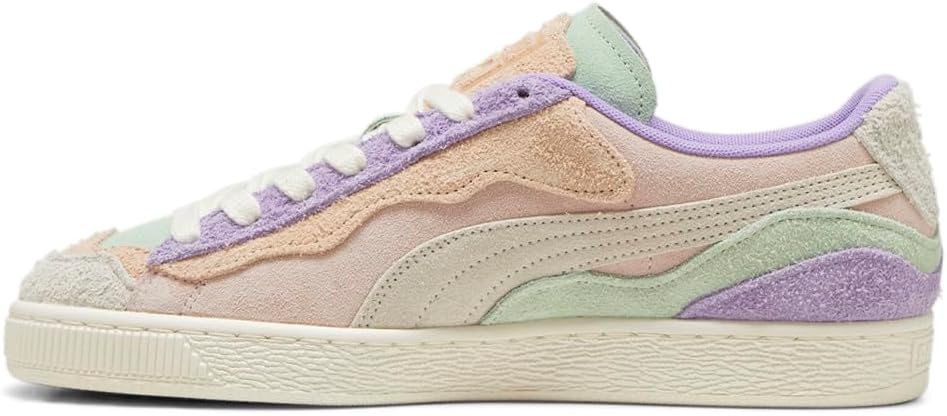 Мужские замшевые кроссовки PUMA Trippy на шнуровке - повседневные, розовые, фиолетовые — фото 3