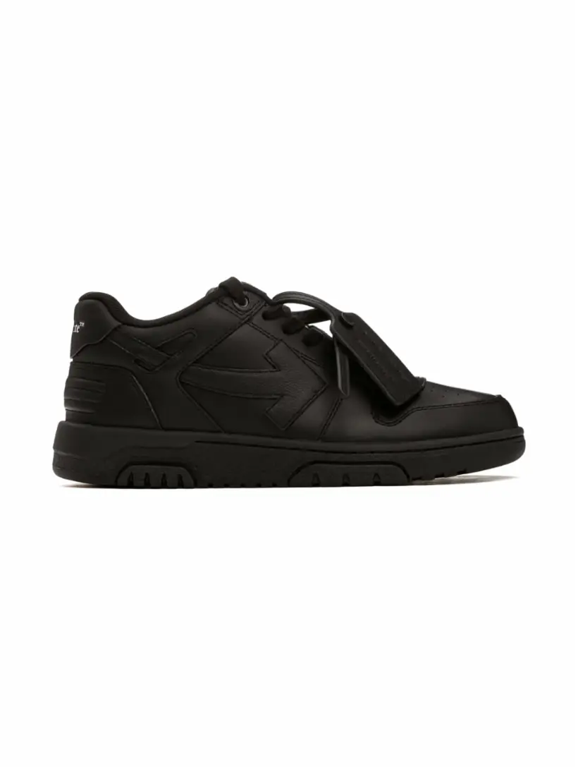 

Кожаные кроссовки Out Of Office Off-White, черный