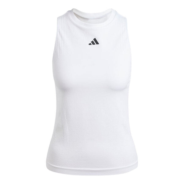 

Топ теннисные профессиональные аэролегкие бесшовные y tank азиатские размеры Adidas, белый