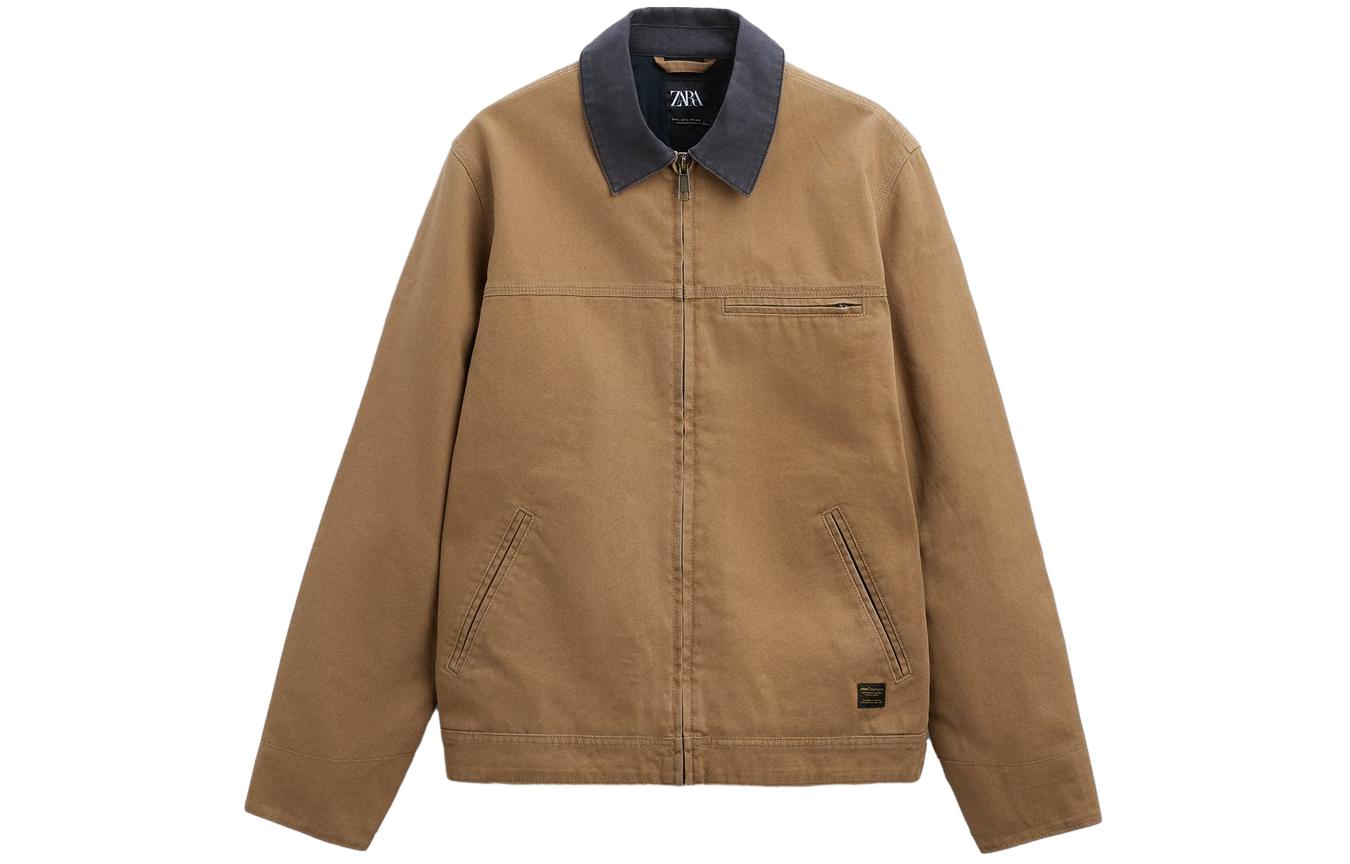 

Пуховик мужской цвета хаки ZARA