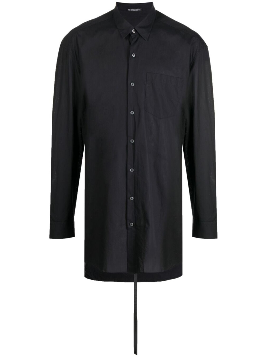 

Поплиновая рубашка Cesar с длинными рукавами Ann Demeulemeester, черный