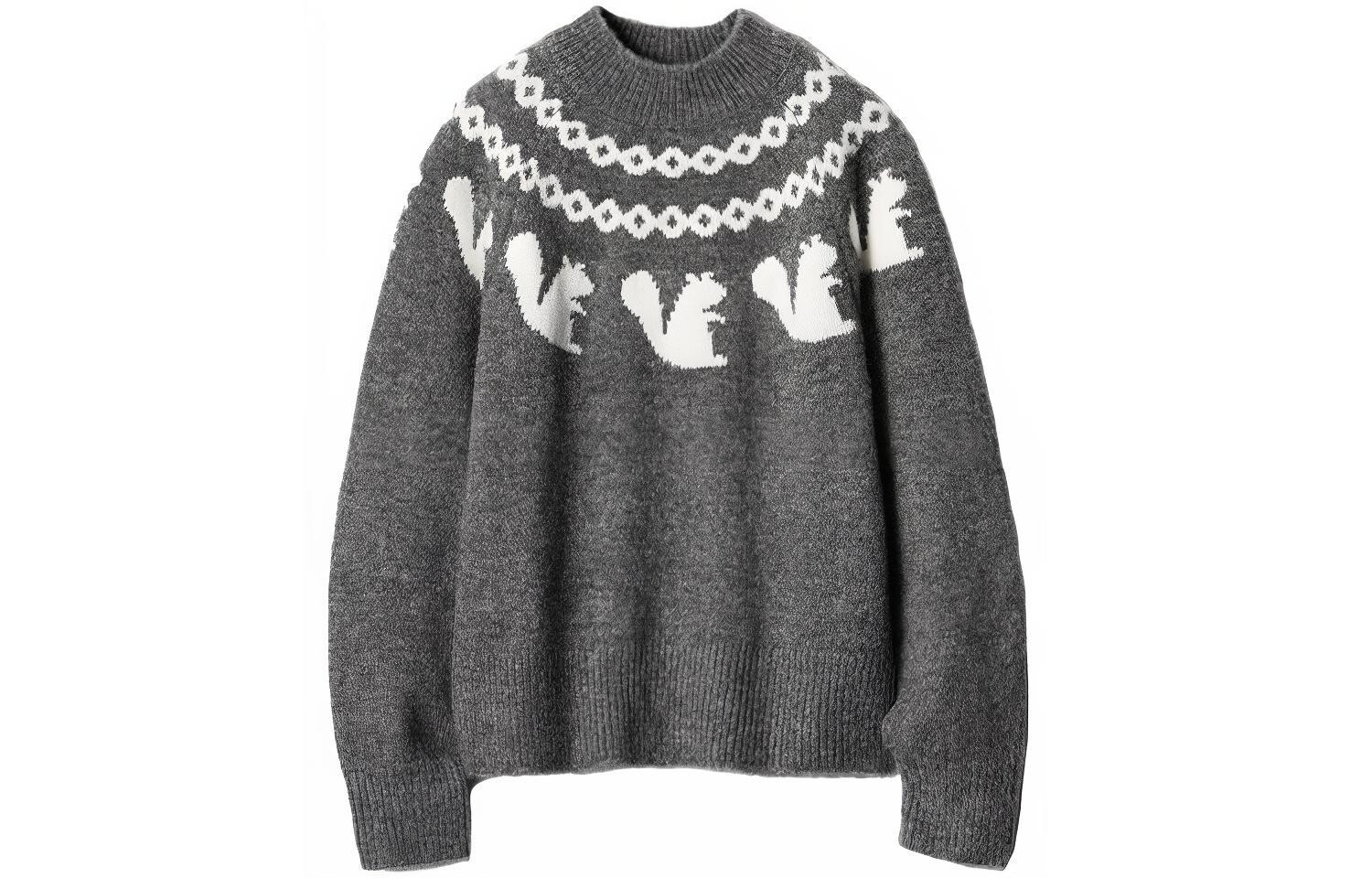 

Jw Anderson Co-Branded Series Трикотаж женский серый Uniqlo