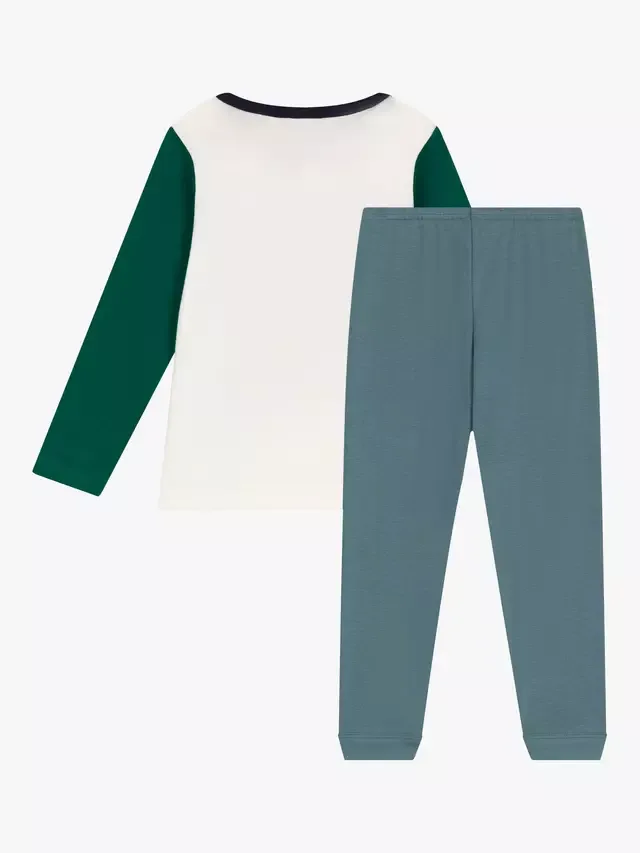 Детская пижама с крокодилом, разноцветная Petit Bateau — фото 2