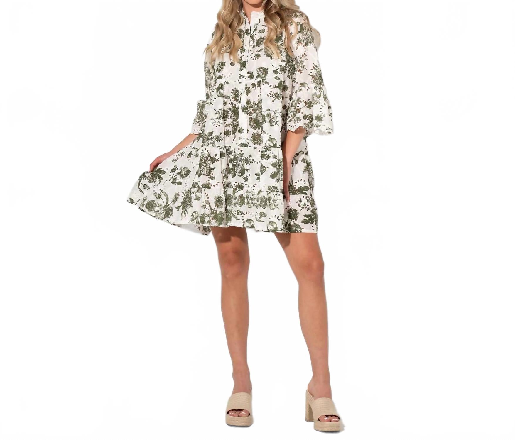 

Летнее платье в стиле милитари ASTRID, Army