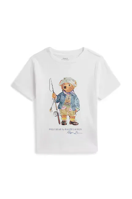 Футболка с принтом Polo Ralph Lauren, белый