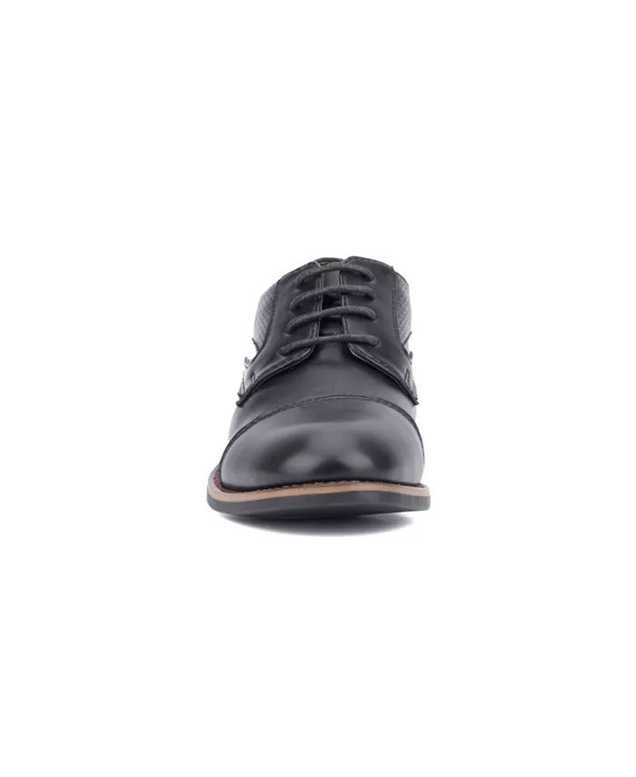 Туфли оксфорды с перфорацией Big Boys Georgie Cap Toe Dress XRAY, черный — фото 4