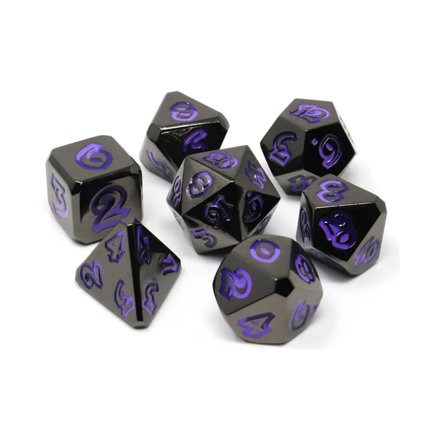 

Полисет - Сага о духе (7), Metal Poly Dice Sets (Die Hard Dice)