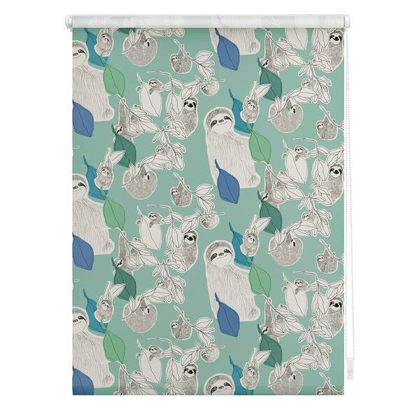 

Рулонные шторы Lichtblick Sloths, 60x150x6 см, зеленый
