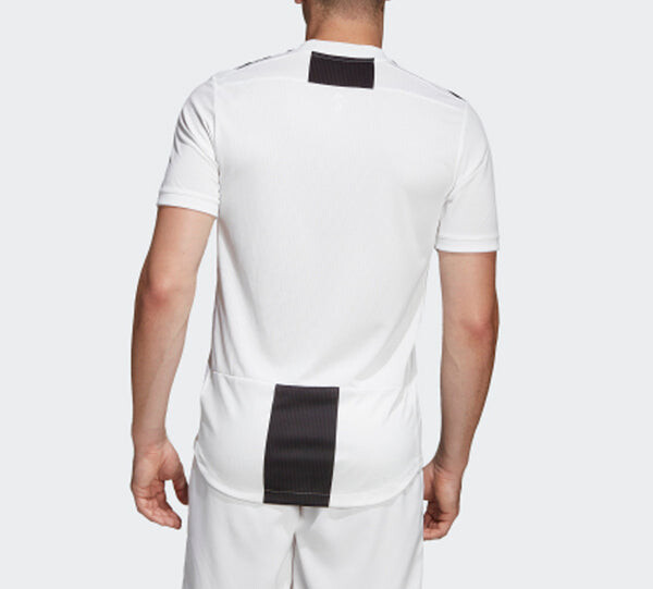 Футболка juventus player edition home short sleeve jersey black white Adidas, белый — фото 4